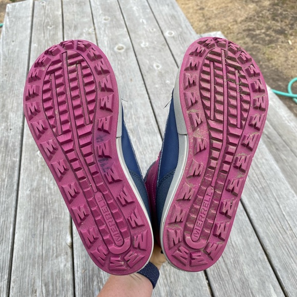 Merrell Youth Snow Storm Waterproof Winter Boots Berry Navy Size 4 Kids shoes - Picture 10 of 10